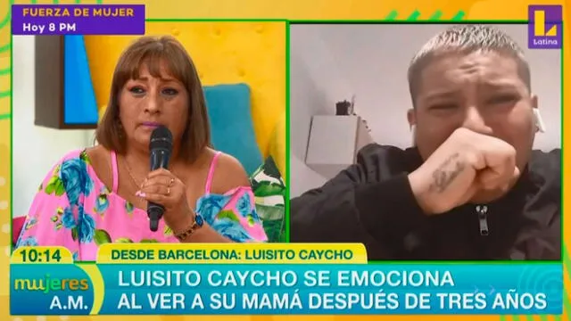 Luisito Caycho llora en Mujeres al mando