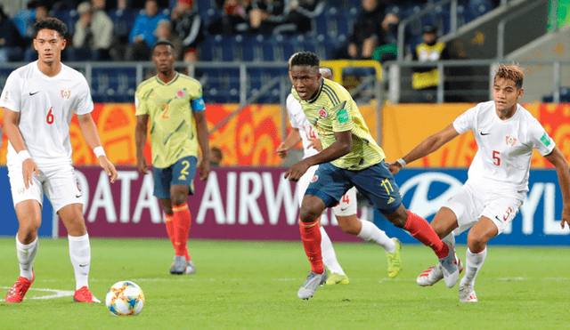 Colombia goleó 6-0 a Tahití y clasificó a los octavos de final del Mundial Sub 20