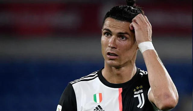 Cristiano Ronaldo se quedó sin patear en la definición por penales que consagró al Napoli como campeón de la Copa Italia. Foto: AFP.