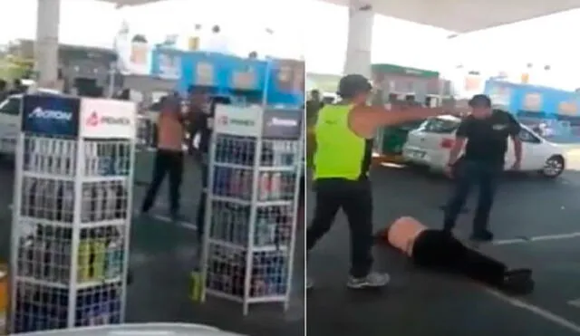 Indignación en YouTube por empleado de gasolinera que golpea a una mujer en el rostro 