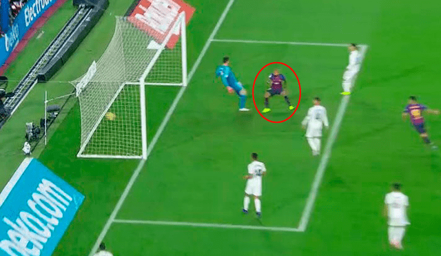 Barcelona vs Real Madrid: Arturo Vidal sorprendió en el área y marcó el 5-1 [VIDEO]