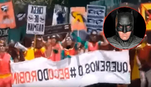 YouTube viral: jóvenes se disfrazan de Robin y protestan contra Batman en Brasil [VIDEO]