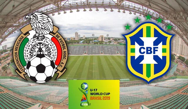 México y Brasil se enfrentan en la final del Mundial Sub-17. Foto: Composición