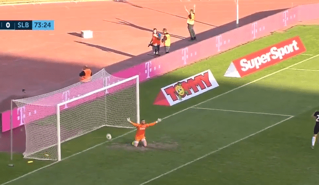 Un gol producto de una insólita situación en Croacia está dando la vuelta al mundo. Foto: captura de video.
