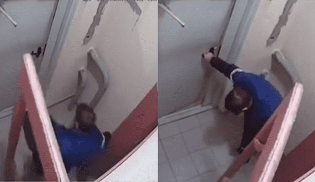 YouTube: Un borracho lucha tres horas para abrir una puerta y al final se lleva una gran sorpresa [VIDEO] 