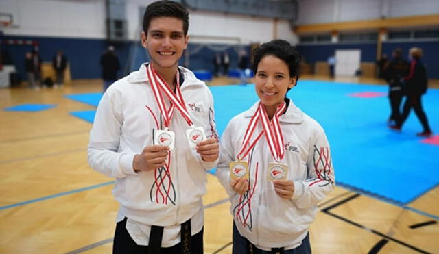 Marcela Castillo y Hugo del Castillo fueron medallistas en Lima 2019. Foto: IPD.