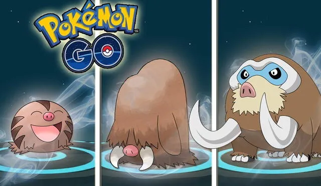 Swinub  y sus evoluciones en Pokémon GO. Foto: Niantic