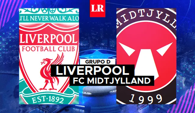 Liverpool enfrenta al Midtjylland por la Champions League. Foto: Composición Gerson Cardoso/La República