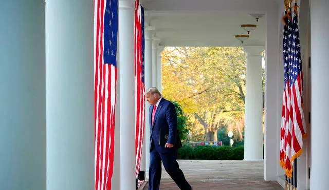 Donald Trump, presidente saliente de Estados Unidos. Foto: AFP