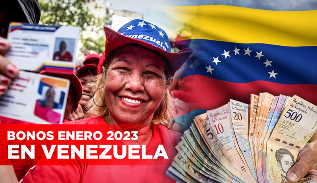 El Gobierno de Nicolás Maduro dio a conocer todos los bonos que se entregarán en Venezuela en el mes de enero 2023. Foto: Convenio Andrés Bellos/ Bloomberg/ Jazmin Ceras composición LR
