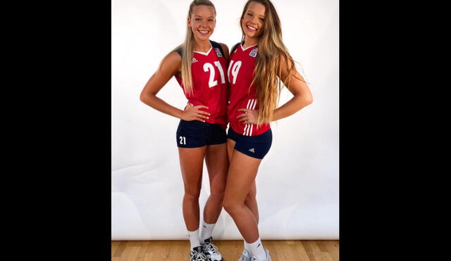 Conoce a las gemelas de Estados Unidos que deslumbraron en la Copa Panamericana de Vóley [FOTOS]