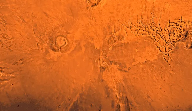 Marte: primera imagen de las dunas de arena congeladas del planeta rojo