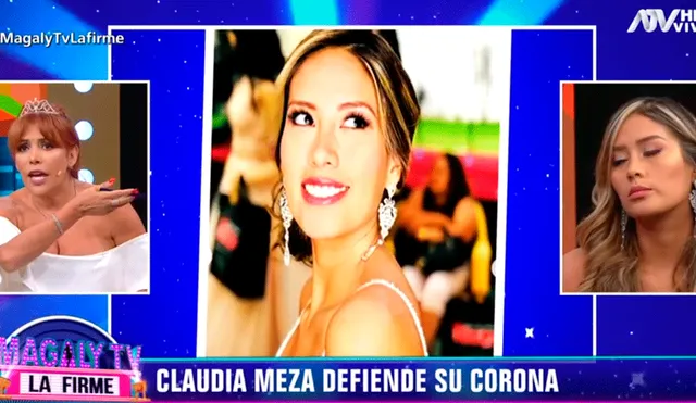 Claudia Meza defiende su corona y hace grave denuncia contra organización