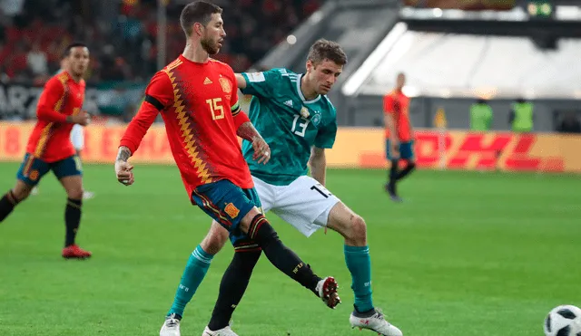 España y Alemania empataron 1-1 en amistoso con goles de Müller y Rodrigo [GOLES Y RESUMEN]