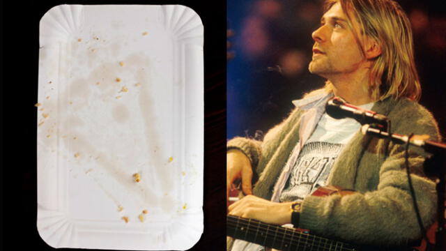Kurt Cobain: Plato de plástico que utilizó para comer pizza se vendió por 22,400 dólares