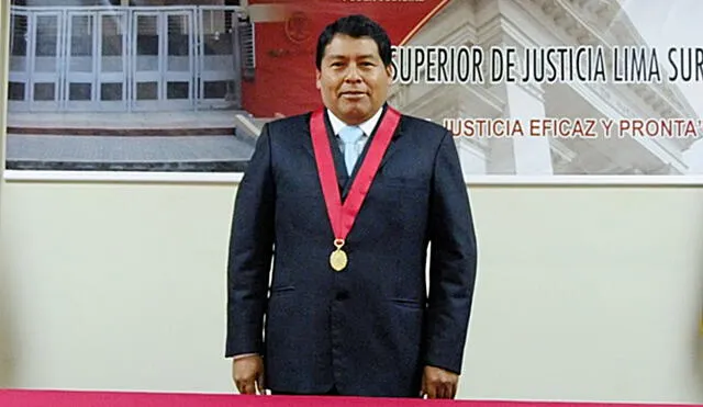 César Sahuanay Calsín, presidente de la Corte Superior Nacional de Justicia Penal