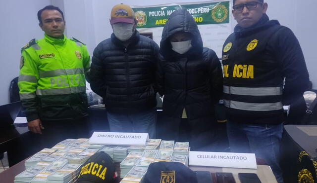 Conteo de dinero fue realizado por Aduanas. Foto: PNP