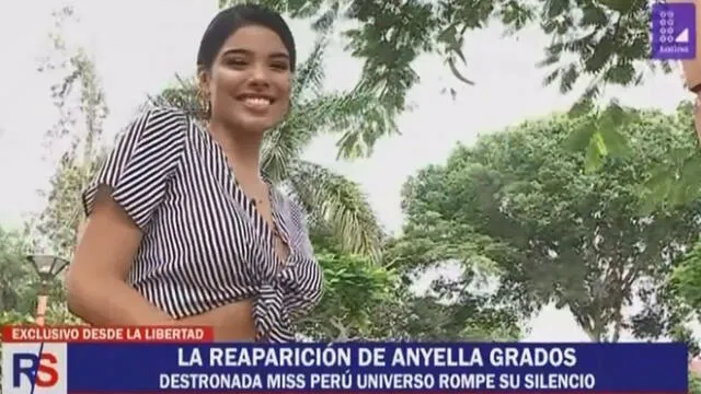 Anyella Grados tras quedarse sin corona: "cometí un error y lo lamento"