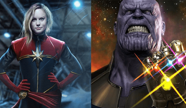 Avengers 4: filtran póster inédito de la batalla entre Capitana Marvel contra Thanos