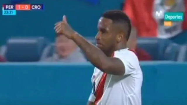 Perú vs. Croacia: Jefferson Farfán casi convierte golazo tras una buena jugada personal [VIDEO]