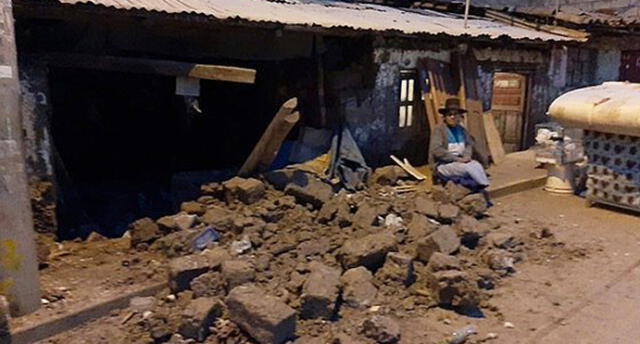 Vivienda colapsa y casi sepulta a tres familias enteras en Apurímac