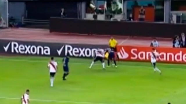 Alianza Lima vs. River Plate: mira la lujosa 'huacha' de Kevin Quevedo a Pinola [VIDEO]