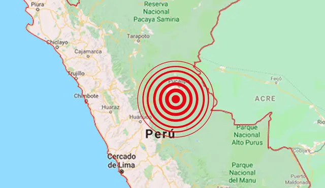 IGP registró sismo de magnitud 4.0 en Ucayali