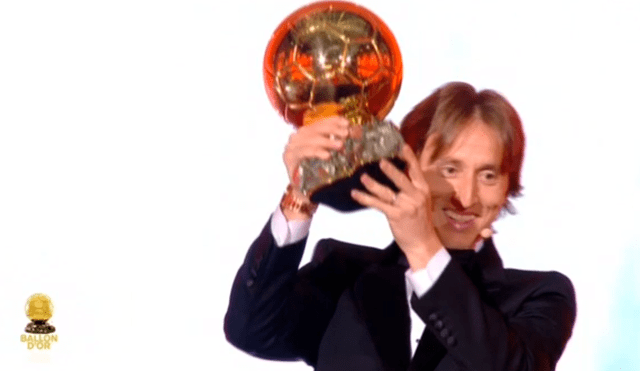 Luka Modric se convierte en el nuevo Balon de Oro 2018