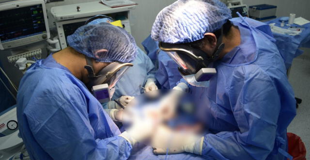 Intervención quirúrgica tardó cerca de seis horas. Foto: Hospital Antonio Lorena.