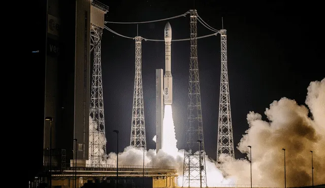 Arianespace señaló que no había un seguro contra el fallo del lanzamiento, y avanzó que trabajará con el Gobierno español “para explorar posibles opciones para reemplazar” el satélite perdido. Foto: AFP