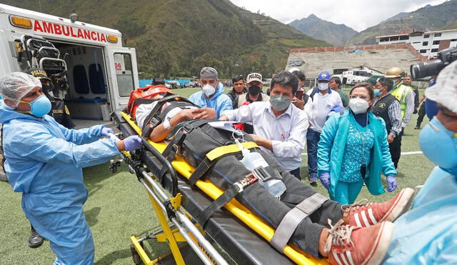 Rescate de personas en Pataz, La Libertad