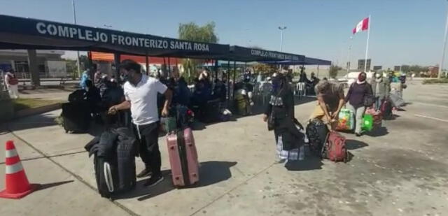 Tacneños retornarán de Chile al Perú este jueves.