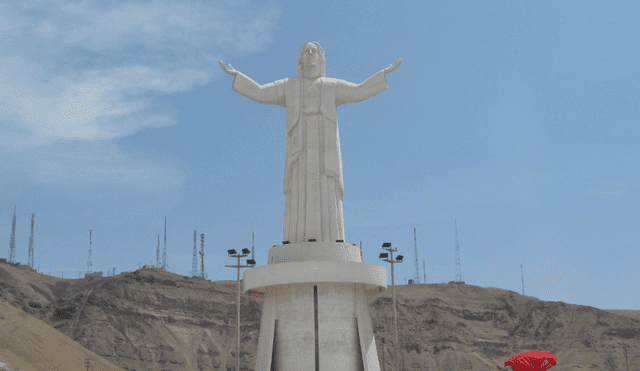 Piden firmas para retirar el Cristo del Pacífico del Morro Solar [FOTOS]