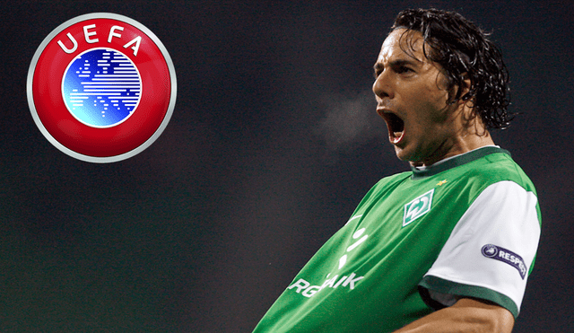 UEFA recordó a Pizarro en uno de los duelos más apasionantes de la Europa League