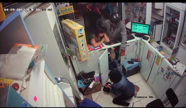 Trujillo: Cámaras de seguridad captaron asalto en agente BCP [VIDEO]