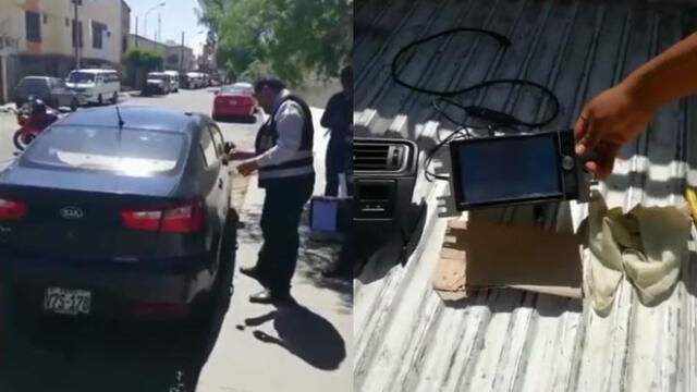 Detienen infraganti a ladrón de autopartes en Arequipa [VIDEO]