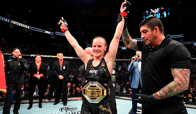 La luchadora de Kirguistán nacionalizada peruana Valentina Shevchenko venció a Katlyn Chookagian por nocaut técnico; mientras que Jon Jones superó a Dominick Reyes por decisión unánime tras cinco asaltos.