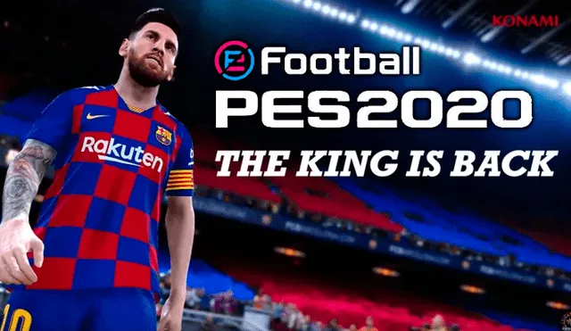 PES 2020: Demo llegará en julio con Messi de portada. El juego ahora se llamará "eFootball Pro Evolution Soccer".