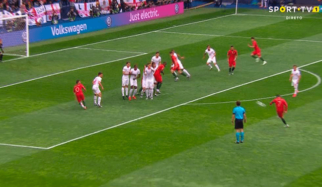 Portugal vs. Suiza: Cristiano Ronaldo sorprendió con golazo de tiro libre [VIDEO]