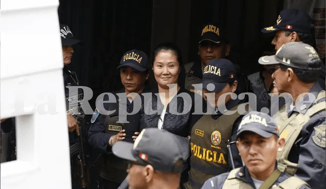 El traslado de Keiko Fujimori al Anexo Mujeres de Chorrillos [VIDEO]