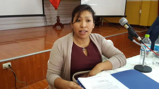 Moquegua: Suspenden a consejera delegada Claudia Puma por 120 días