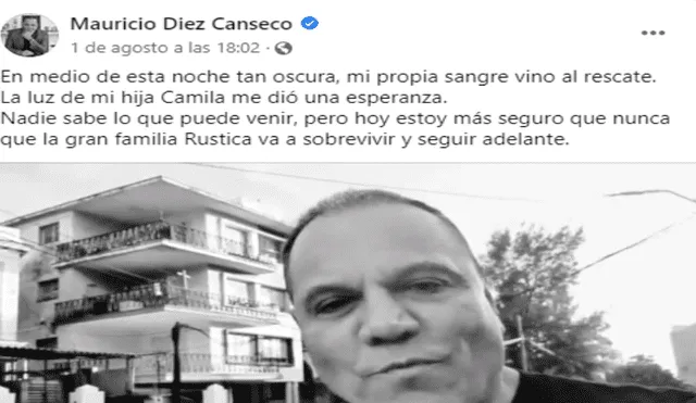 Mauricio Diez Canseco confiesa que su hija Camila le ayudó a superar crisis por la pandemia del coronavirus