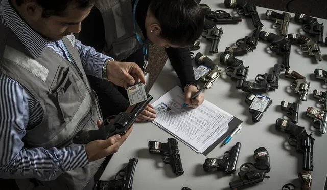 107 mil armas de fuego sin licencia en manos de civiles