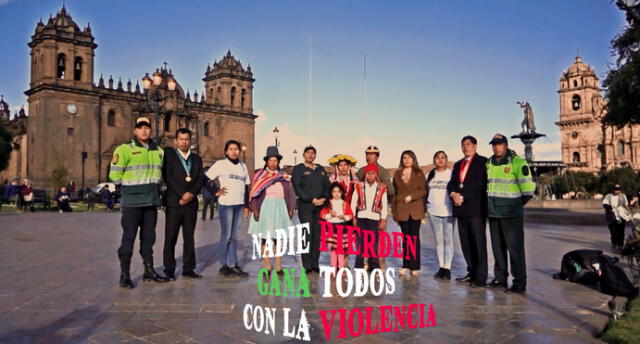 Cusco: Policía Nacional realiza cortometraje sobre la violencia familiar