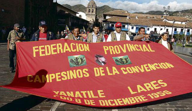 Obreros de la Convención convocan a protestas.  Foto: La República.