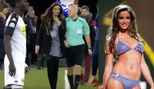 En YouTube, árbitro queda rendido ante una modelo durante un partido en Francia 