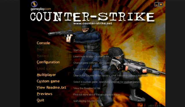 Counter Strike apareció por primera vez hace exactamente 20 años como mod de Half-Life [VIDEO]
