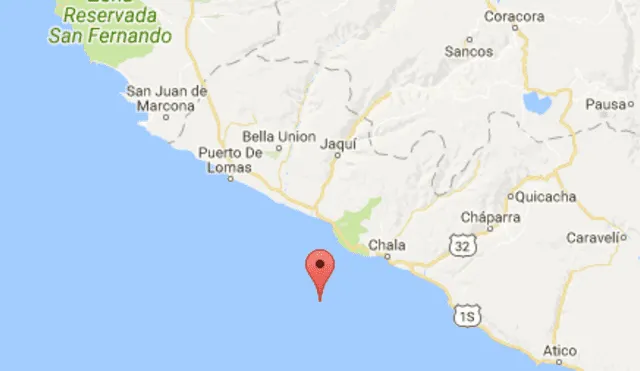 Arequipa: sismo de 4 grados de magnitud remeció Caravelí esta tarde