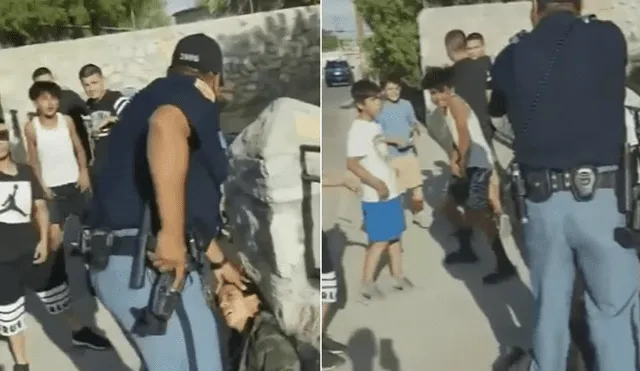 YouTube: oficial agredió y apuntó con arma a niños en Texas durante arresto [VIDEO]