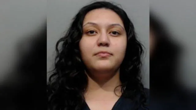 Krystle Villanueva, de 27 años. Fue hallada culpable del asesinato de su hija. Fuente: Cárcel del condado de Hays.